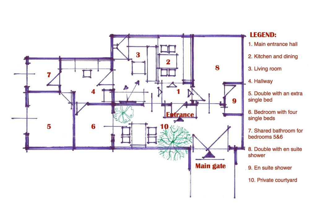 Guesthouse 7Even Mostar Bagian luar foto